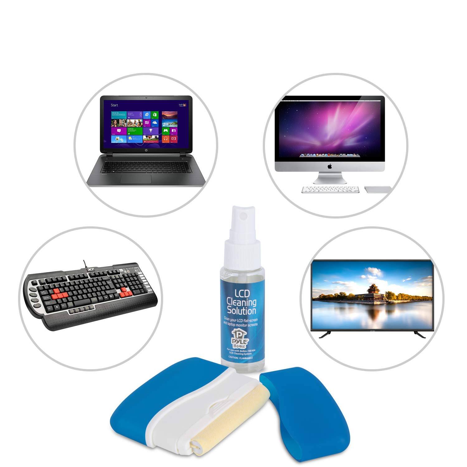 LCD Cleaning Solution  
For LCD Flat Screen  
Monitor Screen  
TV Screen  
PYLE  
Model: PCD-1000