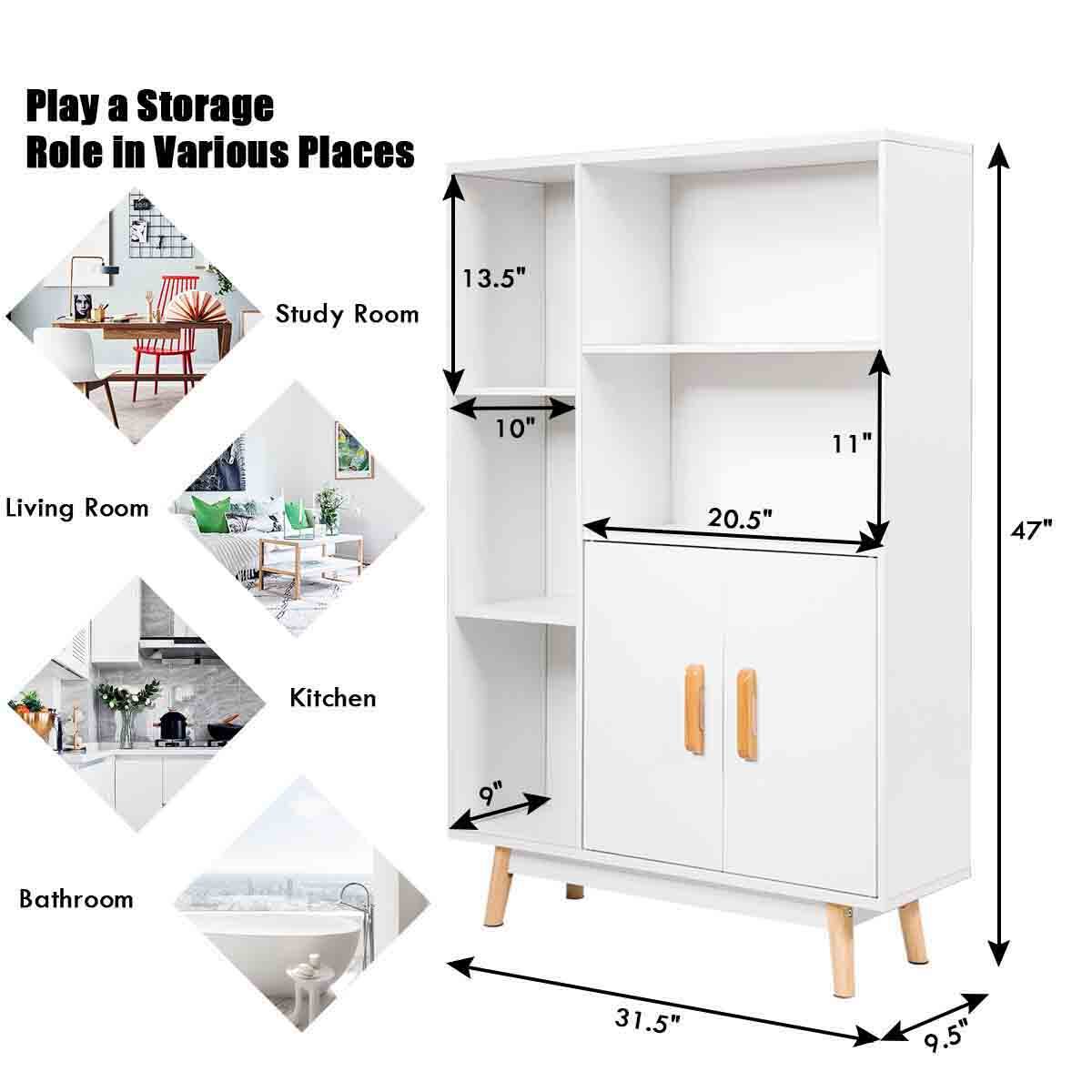 Play a Storage Role in Various Places: Study Room, Living Room, Kitchen, and Bathroom.
