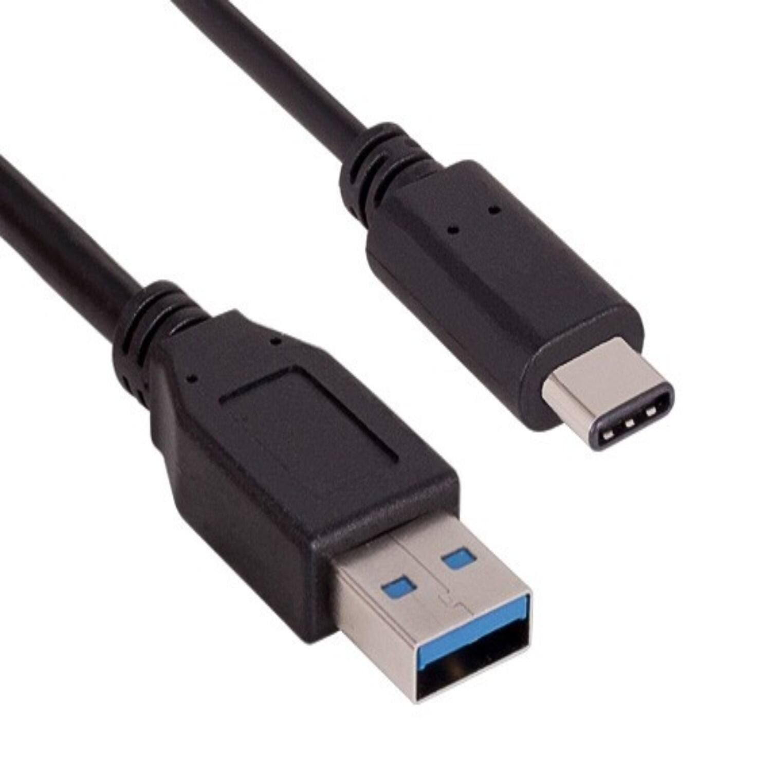 Sanoxy - 1m USB 3.1 Gen 2 A Male to C Male Cable 10G 3A - Black