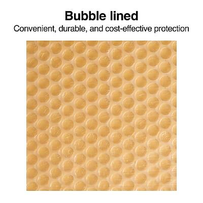 Bubble lined  
Convenient, durable, and cost-effective protection