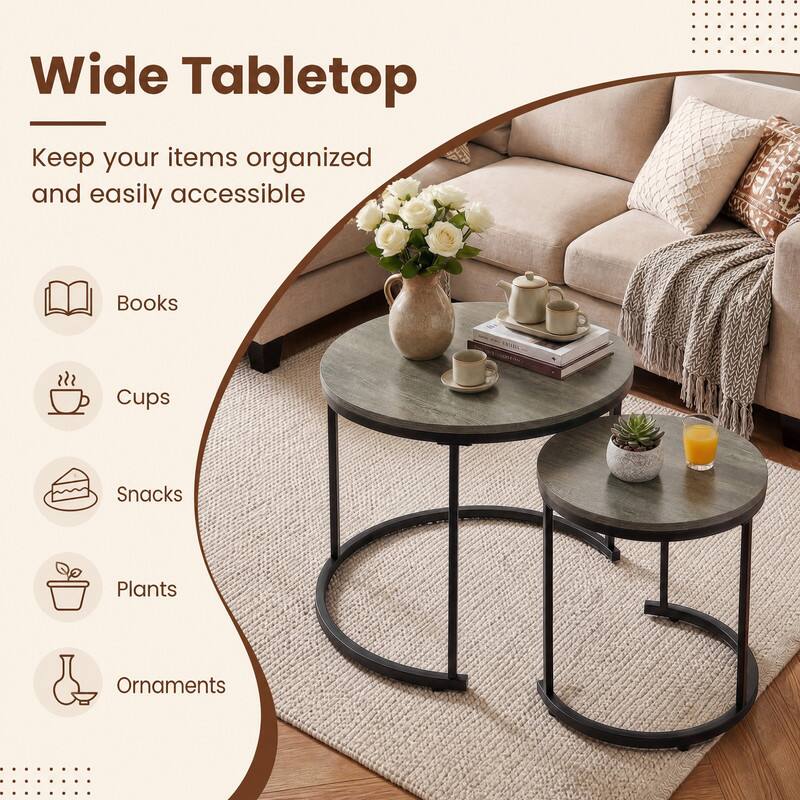 Wide Tabletop  
Keep your items organized and easily accessible

- Books
- Cups
- Snacks
- Plants
- Ornaments