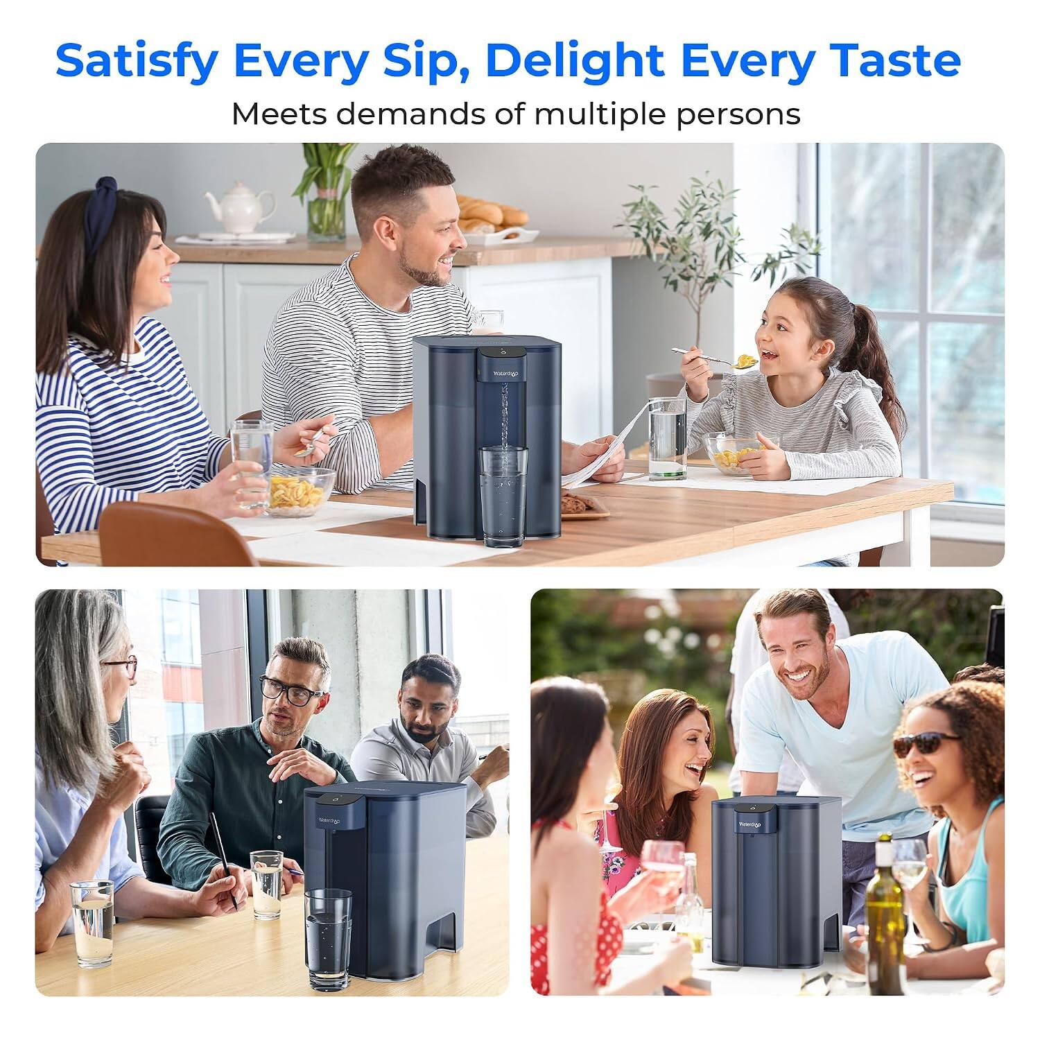 Satisfy Every Sip, Delight Every Taste  
Meets demands of multiple persons