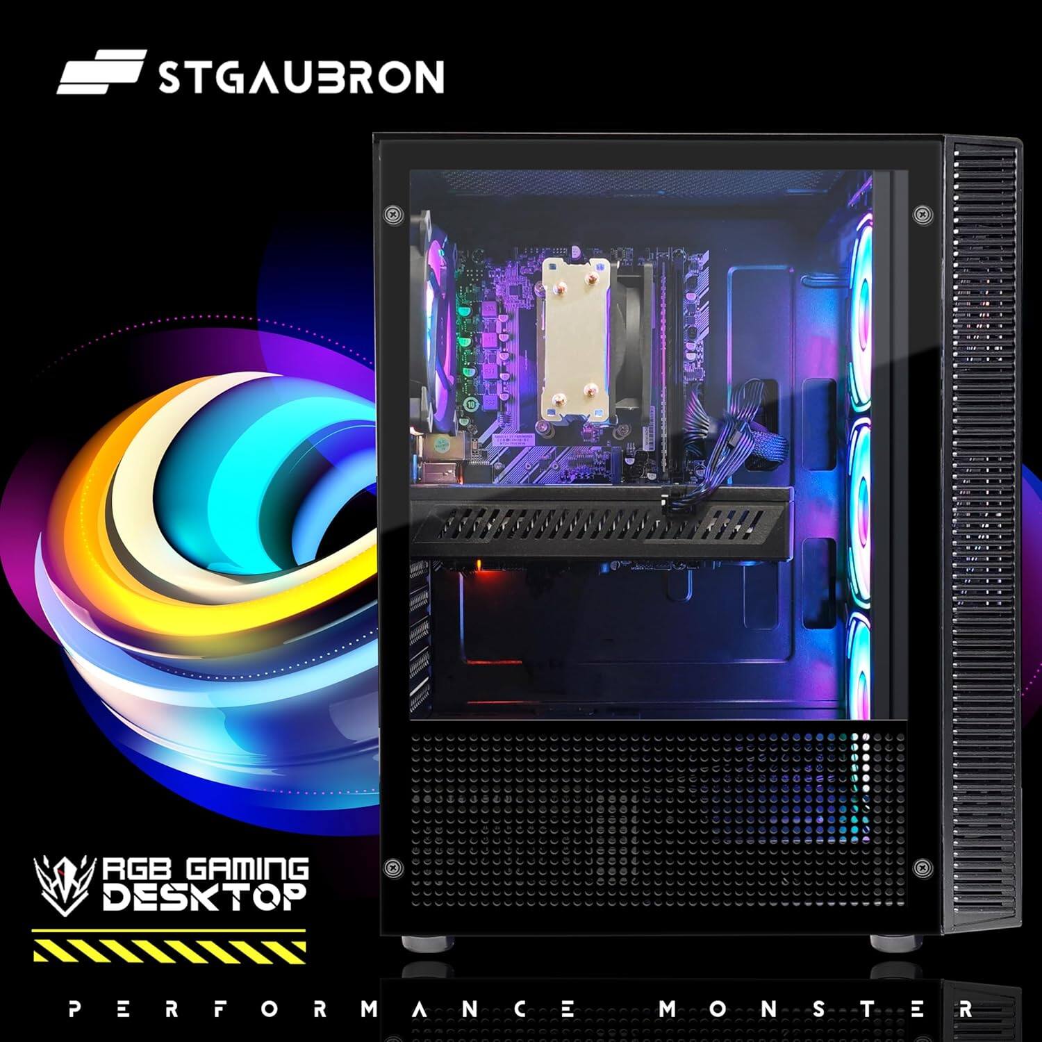 STGAUBRON RGB GAMING DESKTOP PERFORMANCE MONSTER