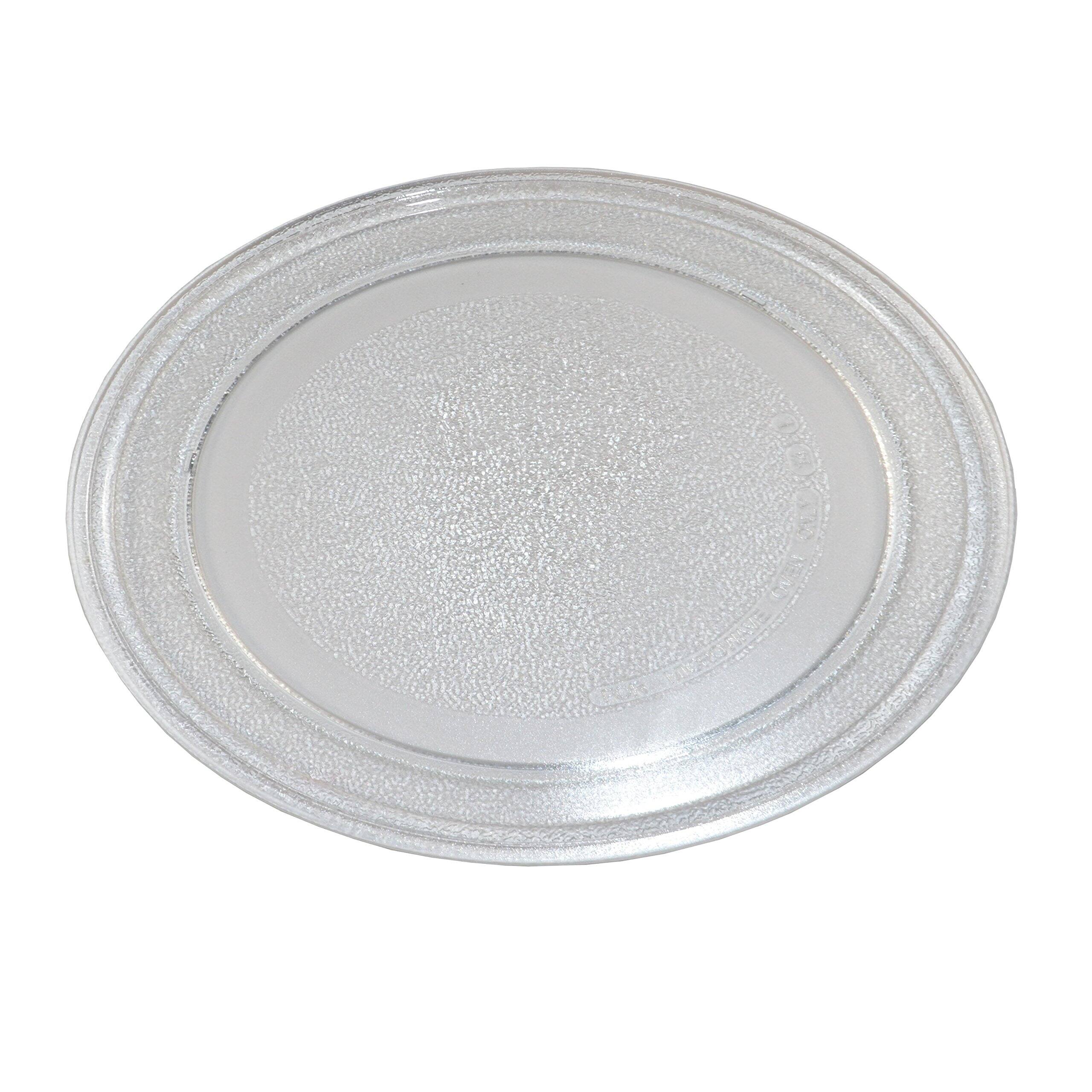 Back. HQRP - 9-5/8 inch Glass Turntable Tray for GE WB49X10134 JES735BJ01 JES735BJ02 JES735WJ01 JES735WJ02 JES738WJ01 Microwave.