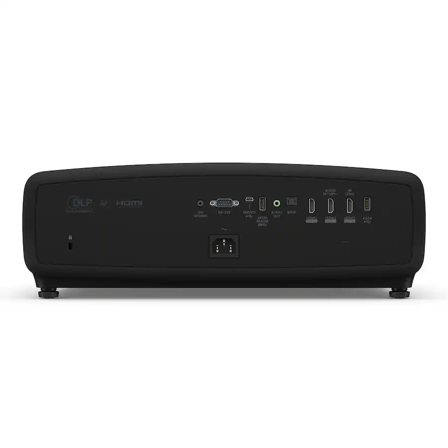 Rear view of BenQ W2720i Native 4K HDR LED Smart Projector