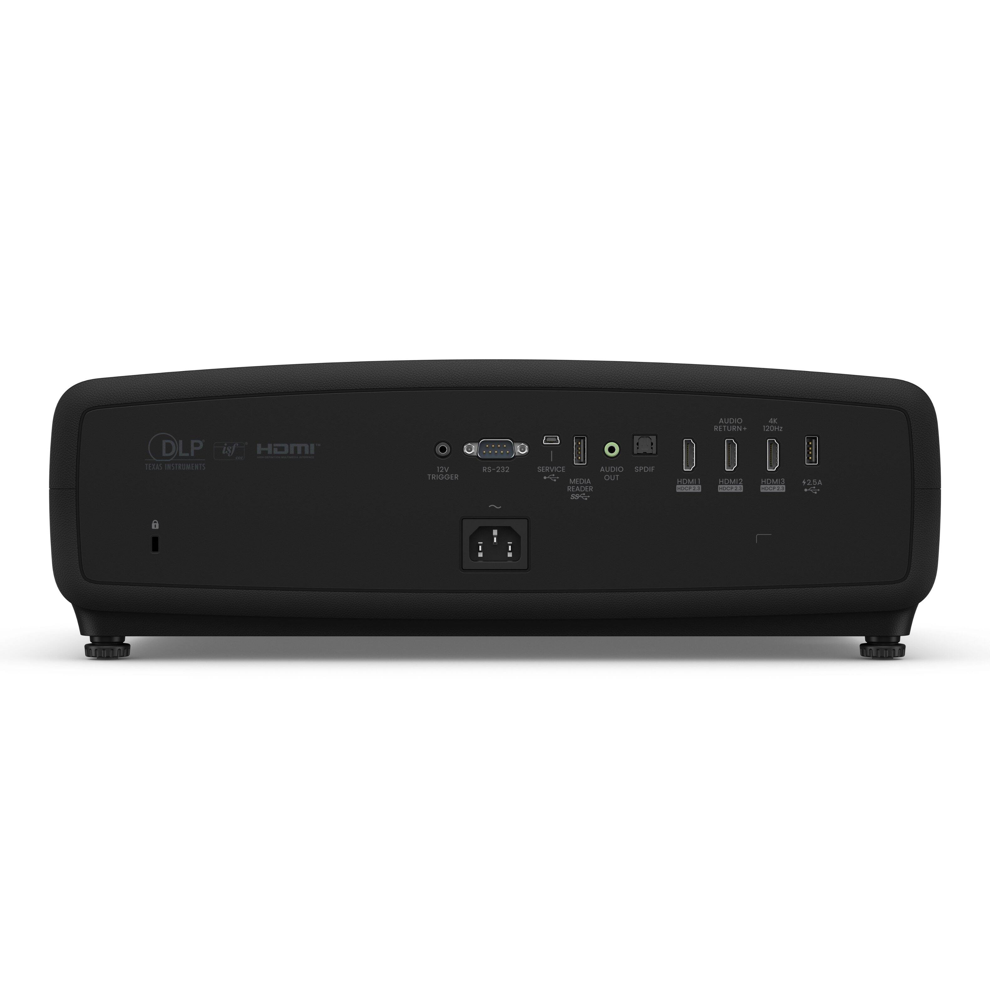 Rear view of BenQ W2720i Native 4K HDR LED Smart Projector 