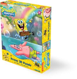 PopMarket - SpongeBob Squarepants and Patrick 150pc 18x12 in 3D Lenticular Puzzle - COLLECTIBLES - Multicolor