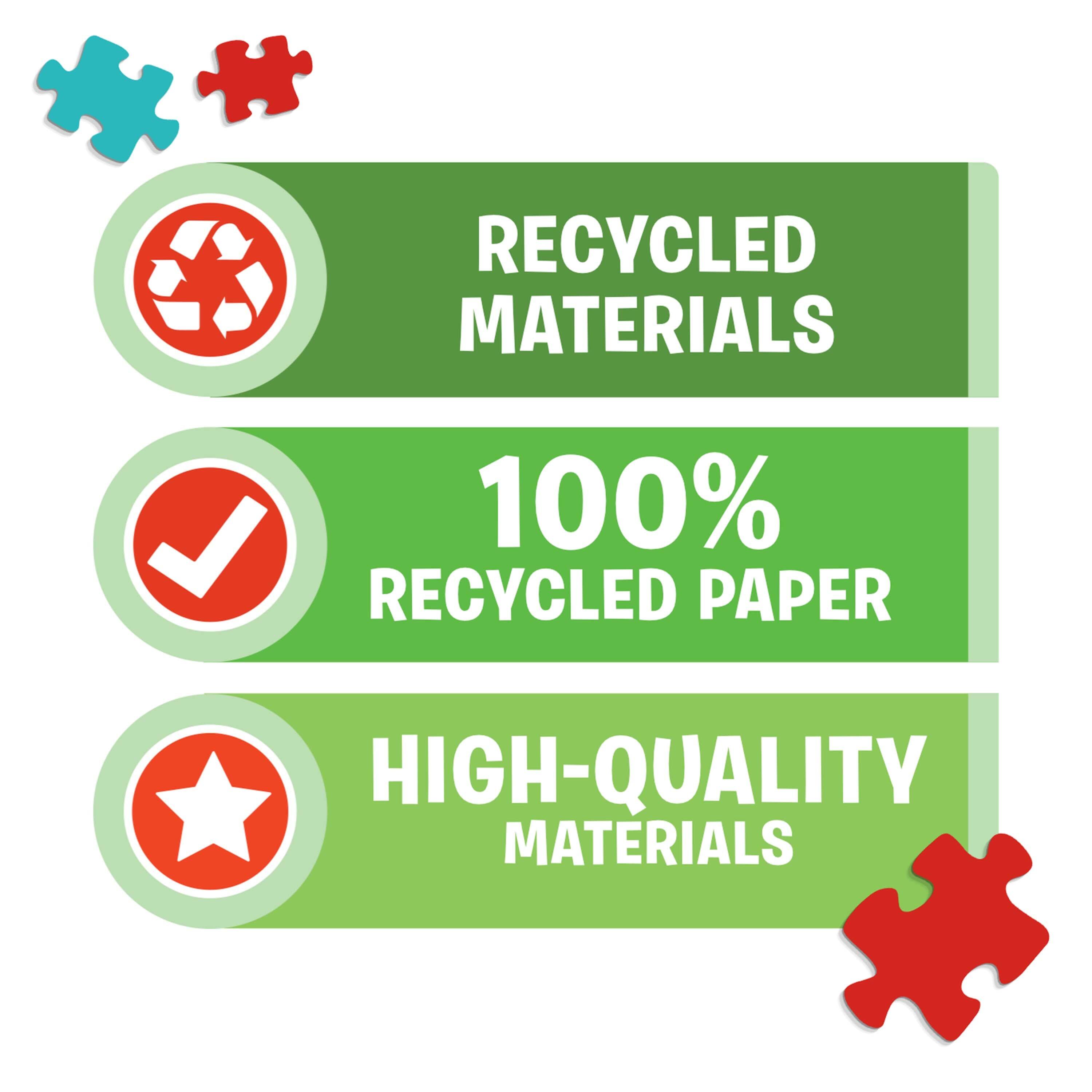 RECYCLED MATERIALS  
100% RECYCLED PAPER  
HIGH-QUALITY MATERIALS