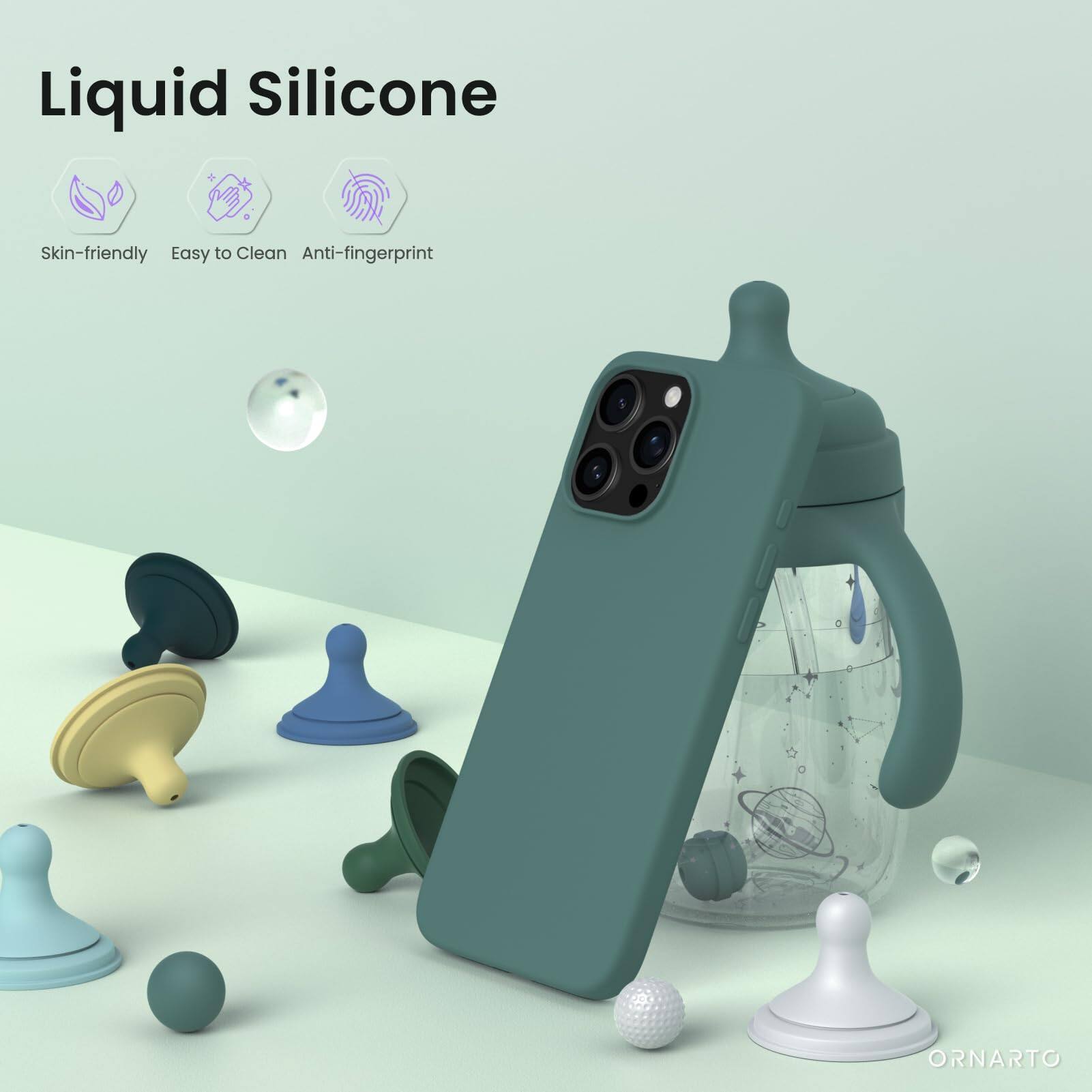 Liquid Silicone Skin-friendly Easy to Clean Anti-fingerprint ORNARTO
