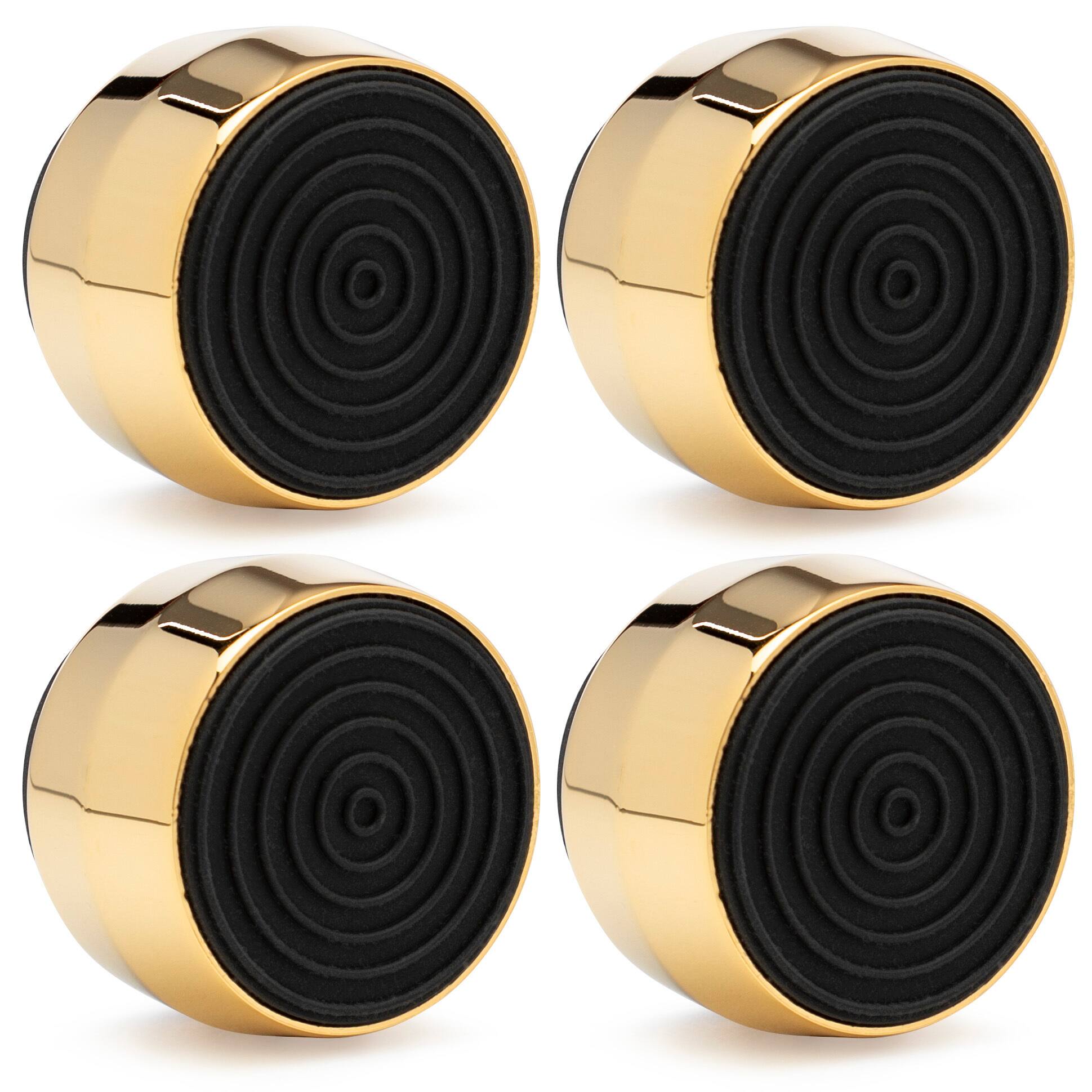 Back. Knox - Knox Gear Subwoofer Isolation Feet (4-pack, Black/Gold).