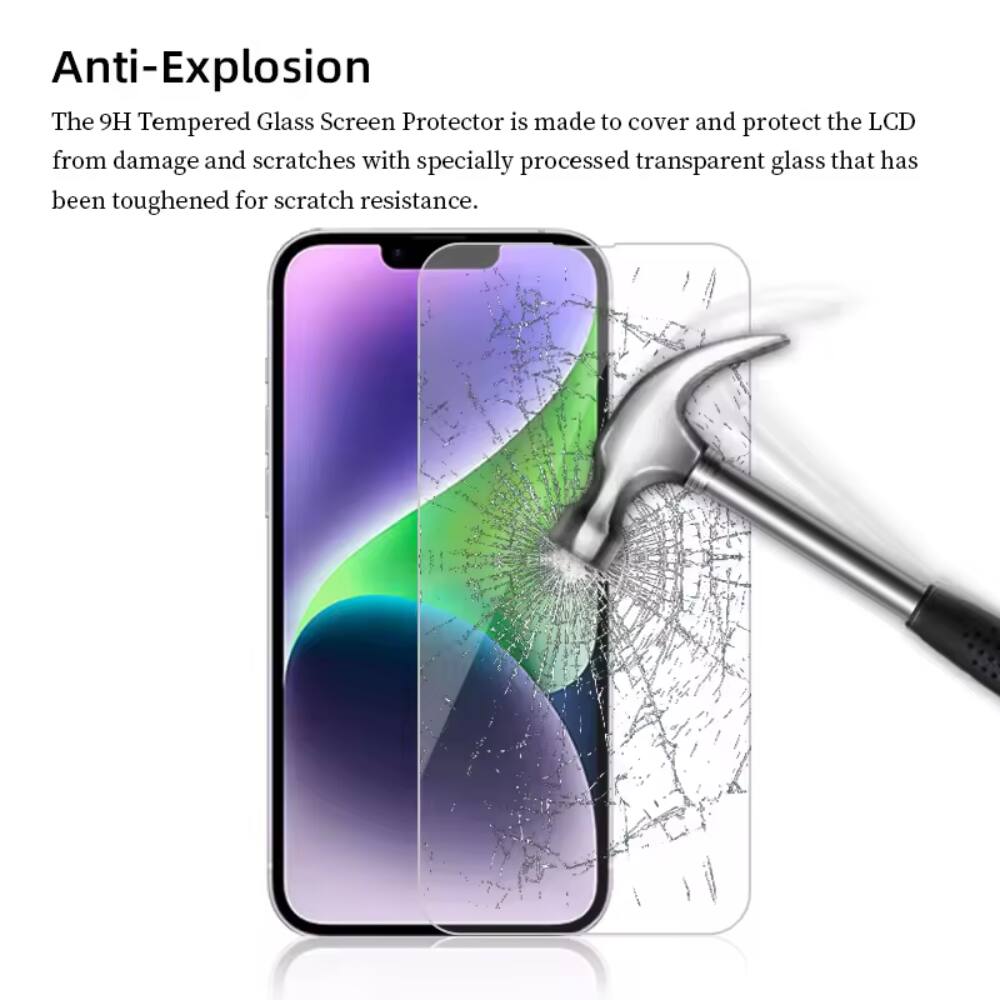 Anti-Explosion

The 9H Tempered Glass Screen Protector is made to cover and protect the LCD from damage and scratches with specially processed transparent glass that has been toughened for scratch resistance.