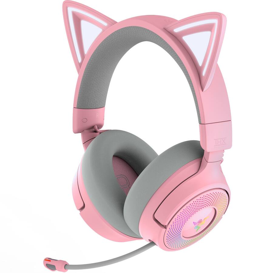 Razer Kraken Kitty V3 Pro Wireless Over the Ear Gaming Headset for