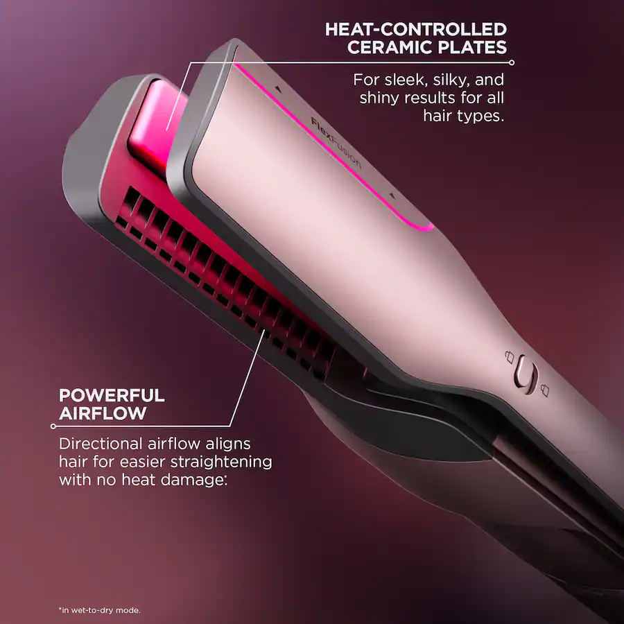Hair Salon Wash Blow Dry Flat Iron Shark FlexFusion Air