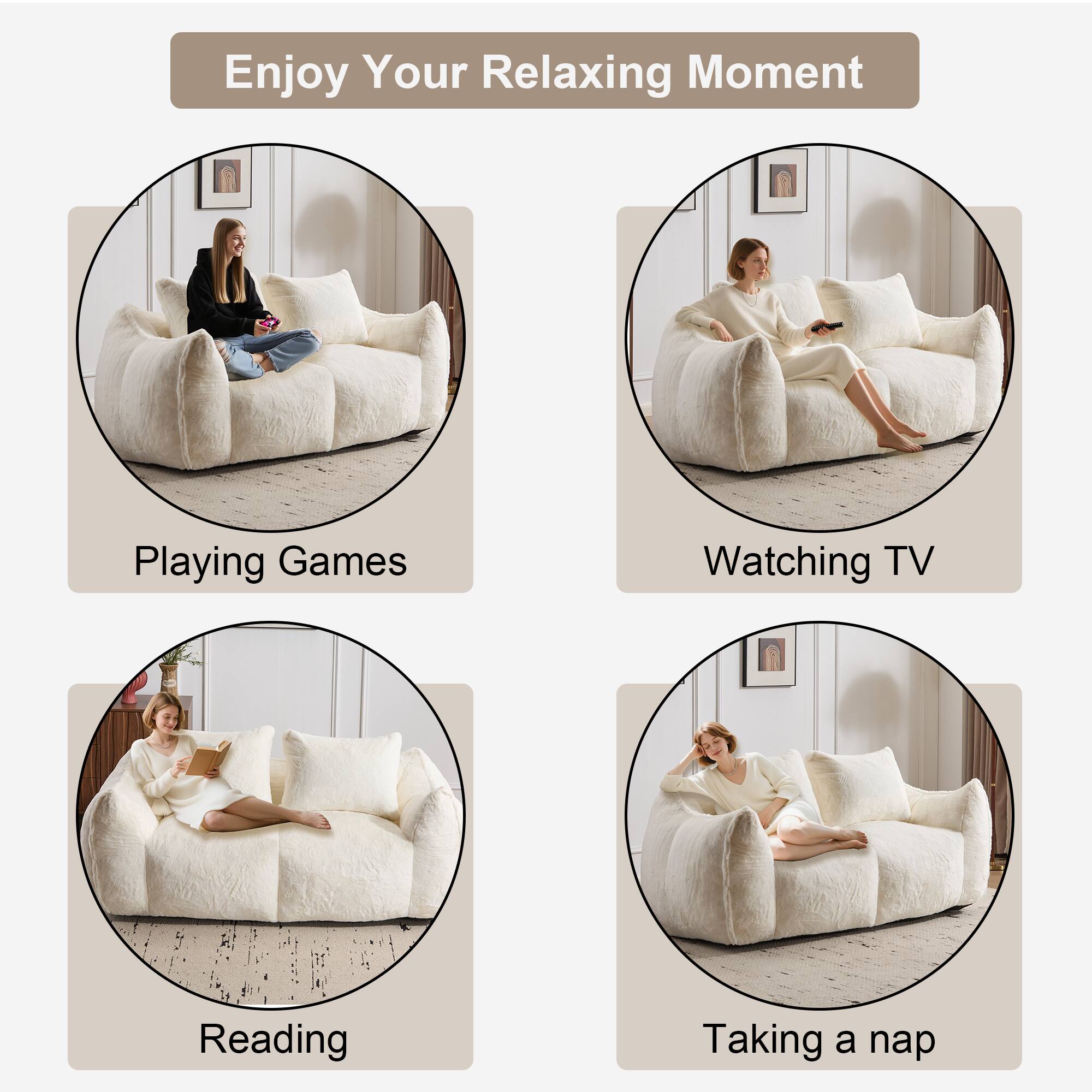 Enjoy Your Relaxing Moment

- Playing Games
- Watching TV
- Reading
- Taking a nap
