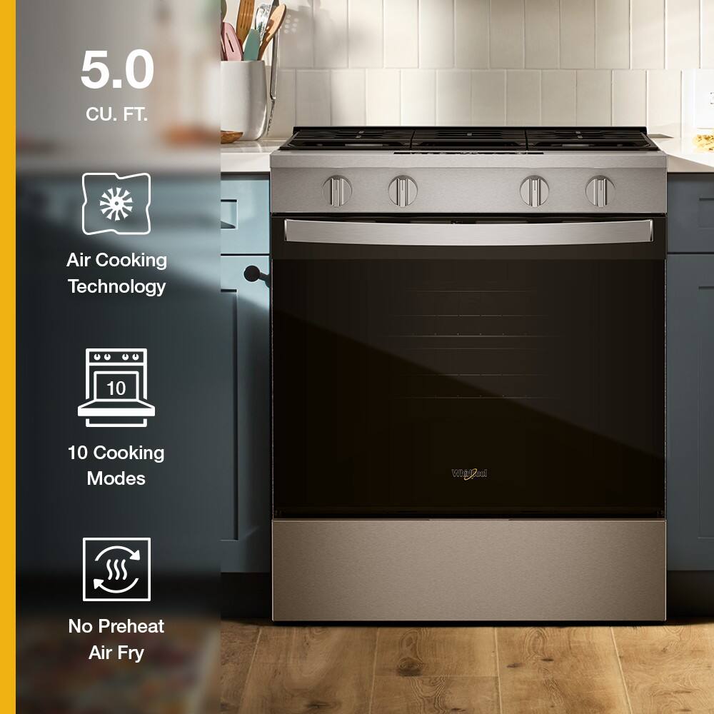 5.0 CU. FT.  
Air Cooking Technology  
10 Cooking Modes  
No Preheat Air Fry