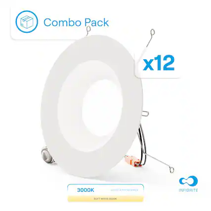 Combo Pack x12
3000K LIGHT APPEARANCE
SOFT WHITE 3000K
INFIBRITE