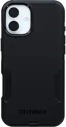OtterBox - Commuter Series Hard Shell for MagSafe for Apple iPhone 16 Plus - Black - Front_Zoom