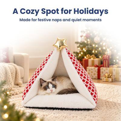 A Cozy Spot for Holidays  
Made for festive naps and quiet moments