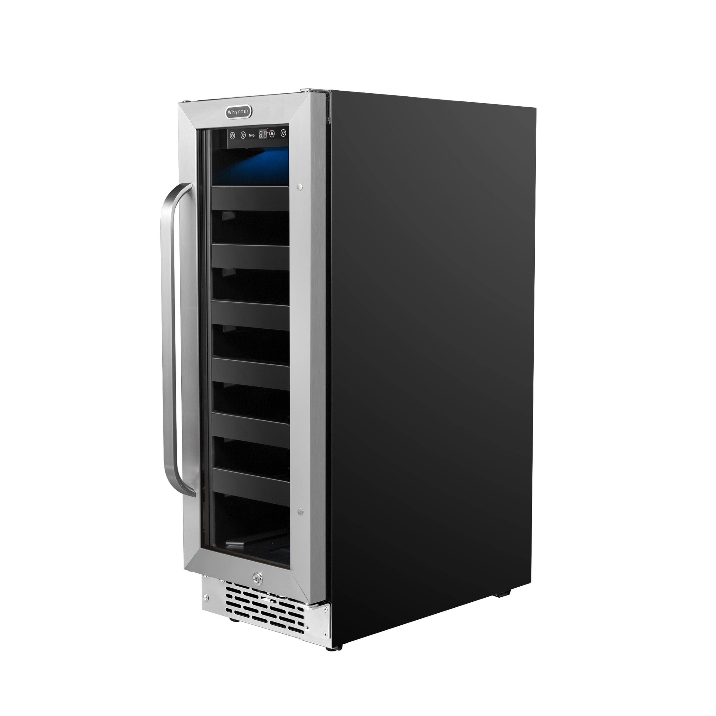 Alt View 11. Whynter - Whynter BWR-208SB 12 inch Built-In 20 Bottle Undercounter Stainless Steel Wine Refrigerator - Stainless Steel.