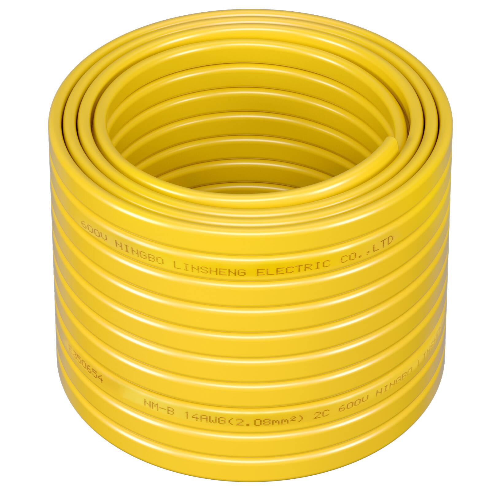 GOO0 NINGBO CO., LTD LINSHENG ELECTRIC 250654 | HINGRO NM-B 14AWG (2.08mm²) 2C
