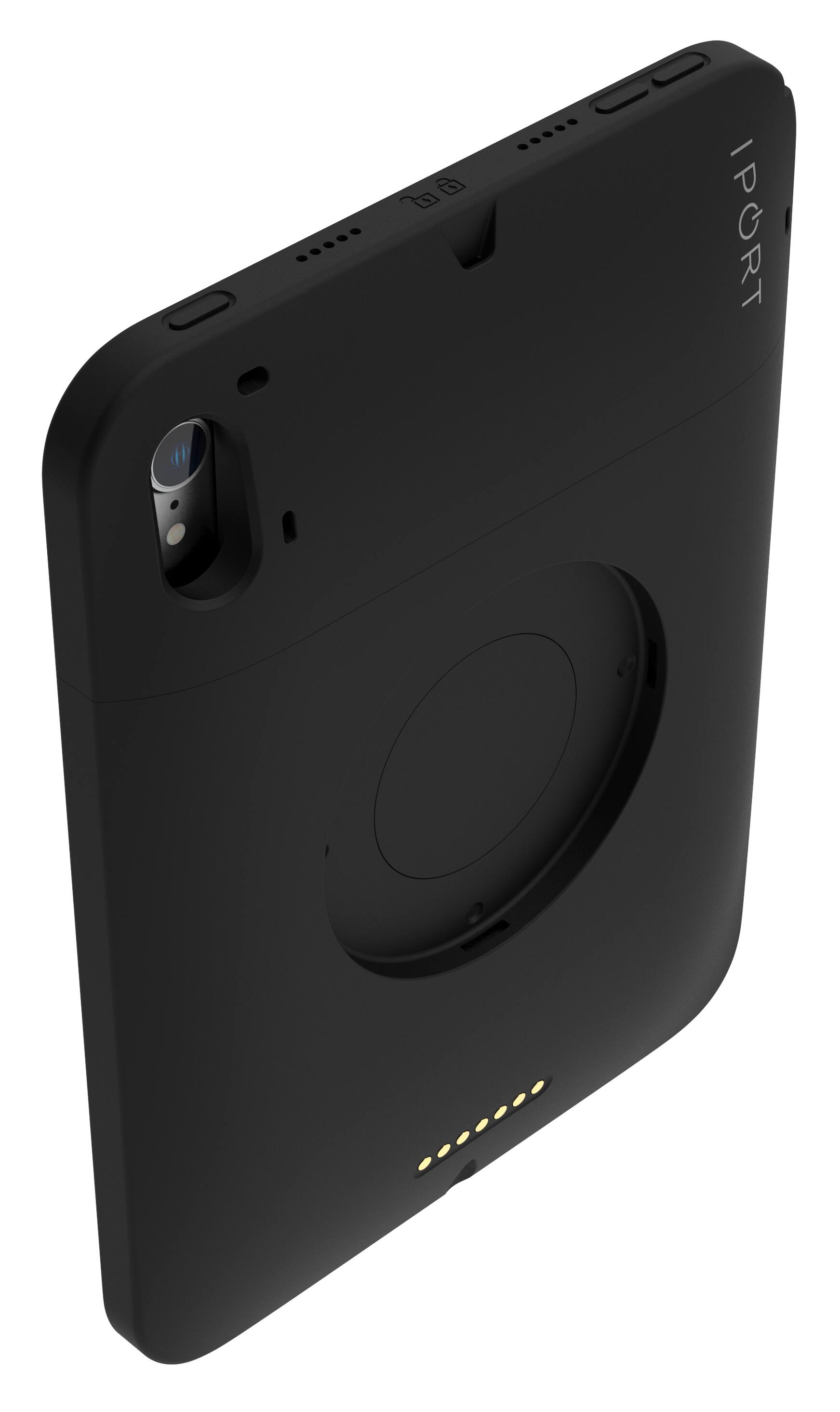 Left. iPort - CONNECT CASE FOR APPLE IPAD MINI (A17 Pro) (Each) - Black.