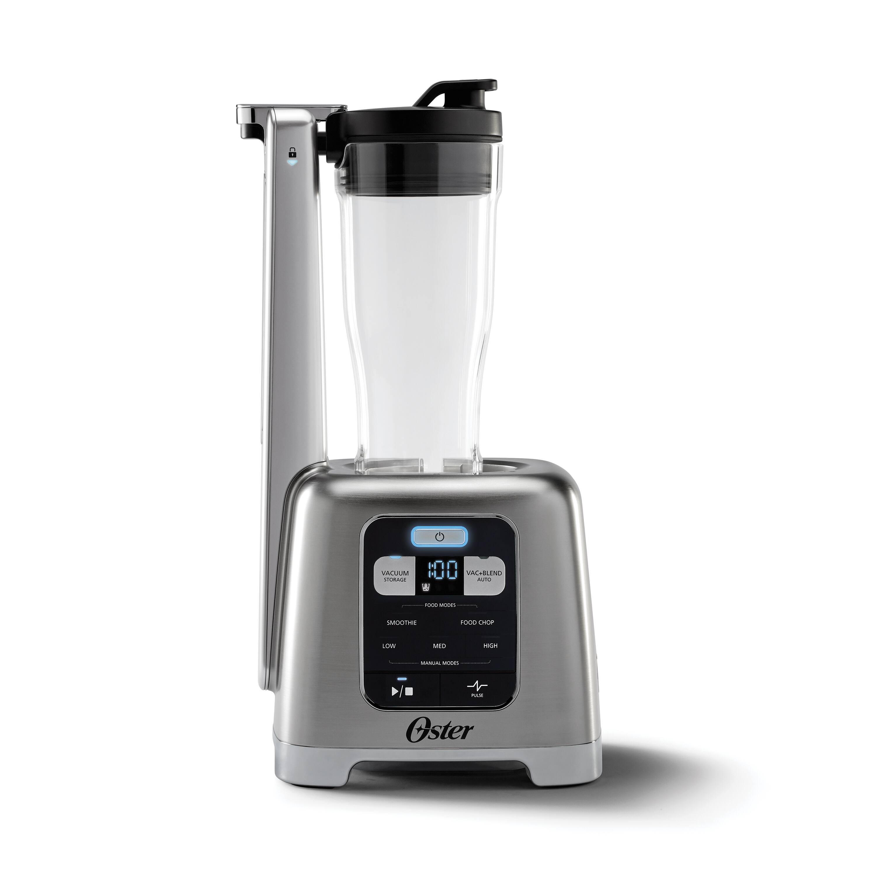 Alt View 1. Oster - Oster Blender with Vacuum Technology - Brushed Nickel.