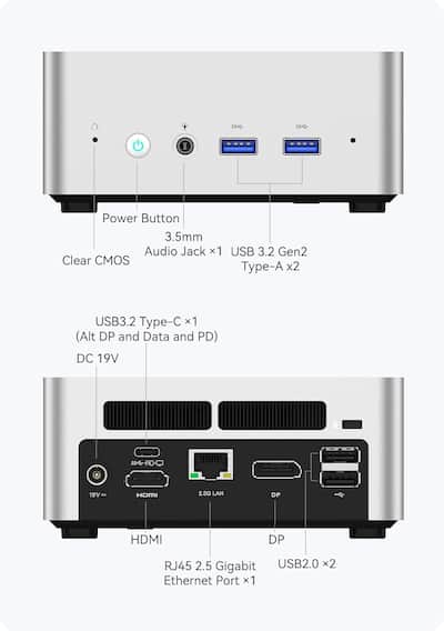 Minisforum UN1250 Mini PC, Intel Core i5 1250P, 16GB RAM, 512GB Minisforum UN1250 Mini PC, Intel Core i5 1250P, 16GB RAM, 512GB