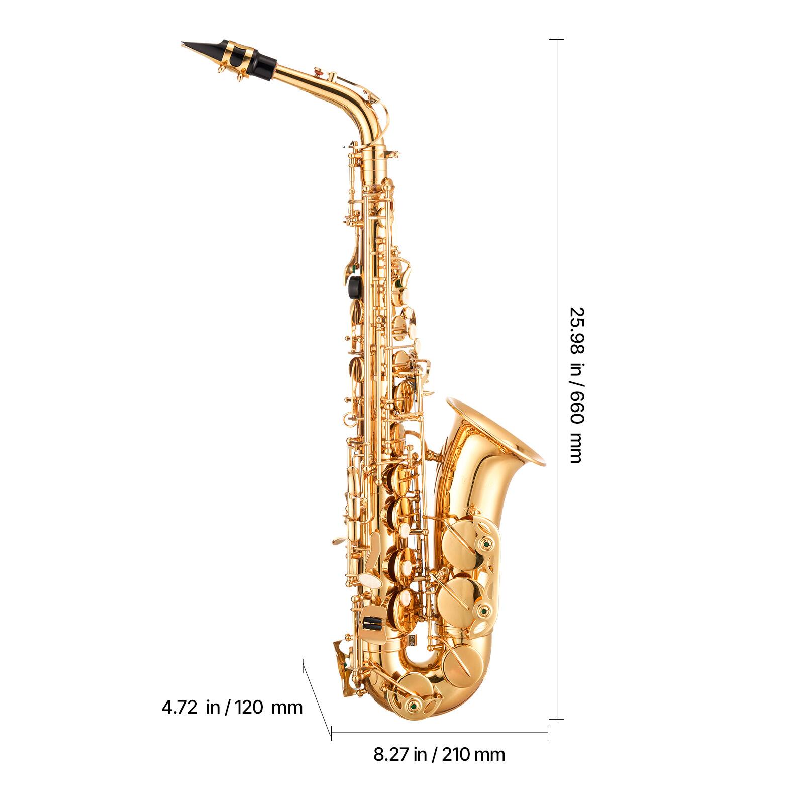 VEVOR Alto Saxophone, E Flat, Brass Saxophone Beginner Kit with