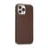 Angle. Platinum™ - Horween Leather Case for iPhone 13 Pro Max and iPhone 12 Pro Max - Bourbon.
