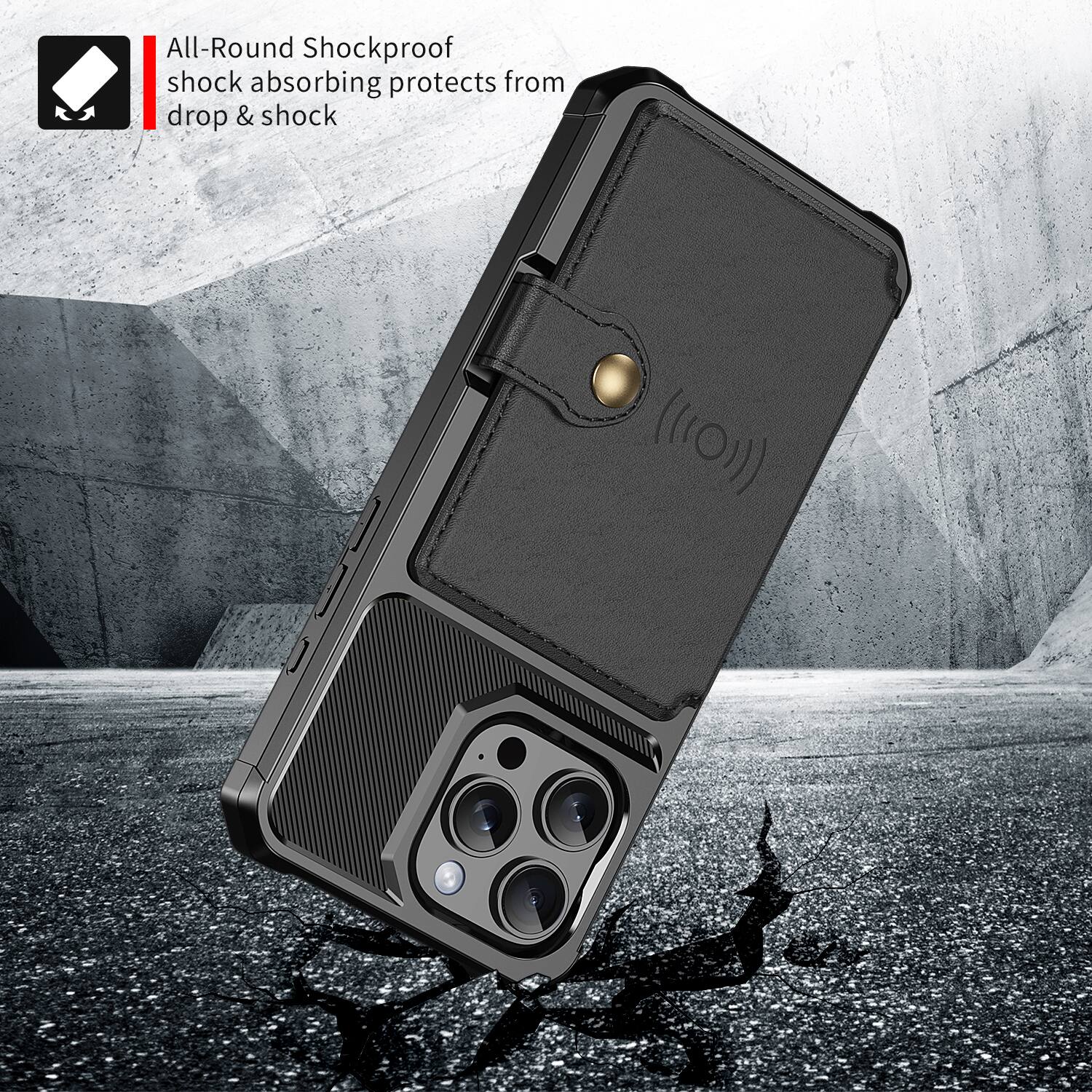 All-Round Shockproof shock absorbing protects from drop & shock