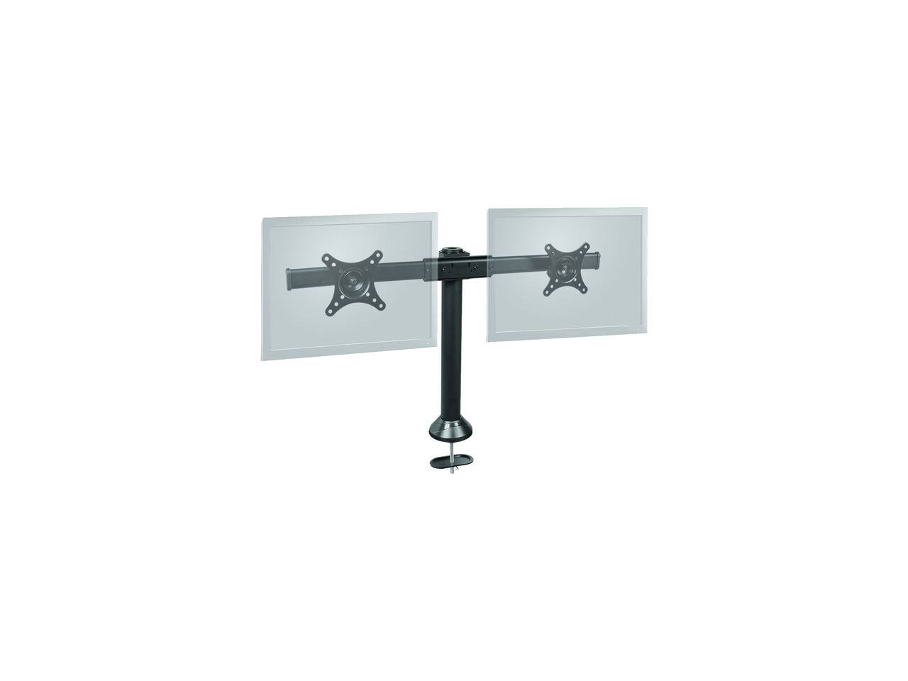 Alt View 1. SIIG - Dual Monitor Desk Stand - 13" To 27" - Black.