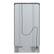 Back. Forno Appliances - 40 in. Wide Salerno 20 Cu. Ft. Side-by-Side Built-In Refrigerator with Water and Ice Dispenser - Stainless Steel.