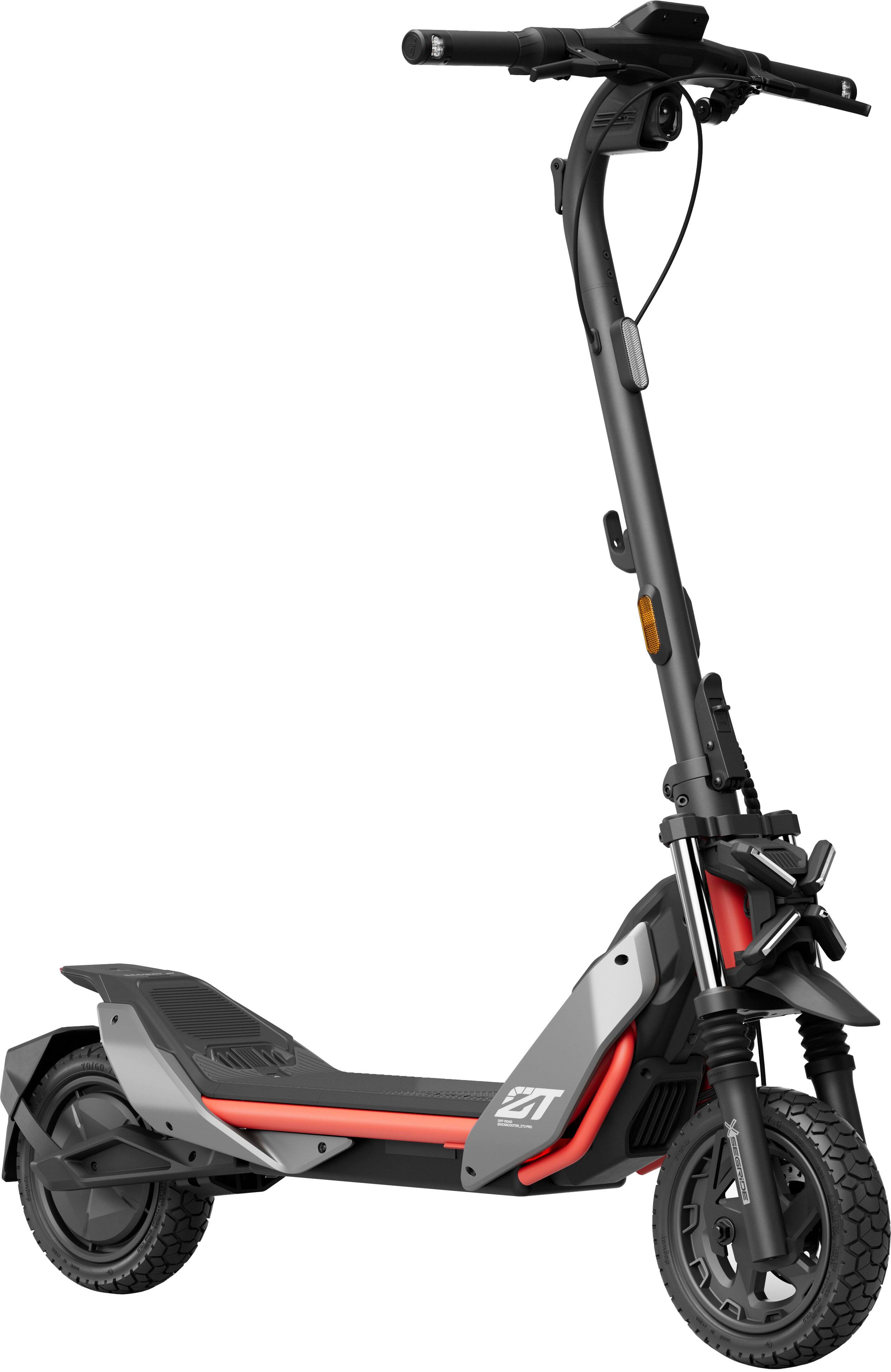 Angle. Segway - ZT3 Pro Kick Scooter w/43.5 Max Operating Range & 24.9mph Max Speed - Black.