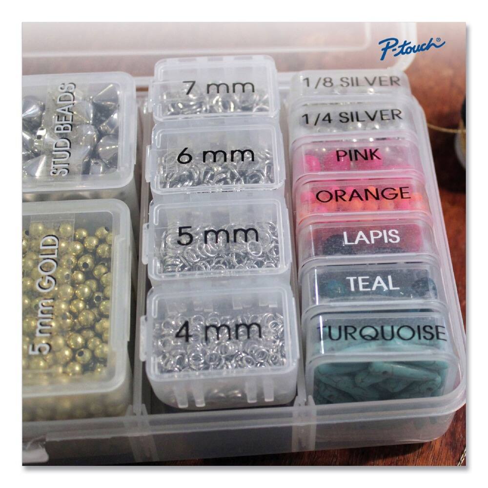 - 5 mm GOLD
- 4 mm
- 5 mm
- 6 mm
- 7 mm
- 1/8 SILVER
- 1/4 SILVER
- PINK
- ORANGE
- LAPIS
- TEAL
- TURQUOISE

P-touch