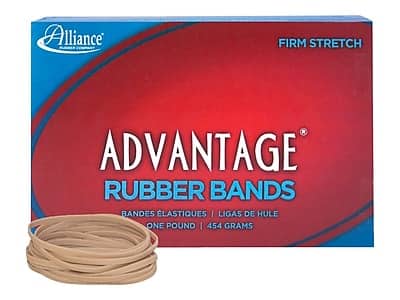 "Alliance - Advantage Multi-Purpose #33 Rubber Bands, 3-1/2"" x 1/8"", 600/Box (26335) - Natural Crepe" price history on PriceWatchPro