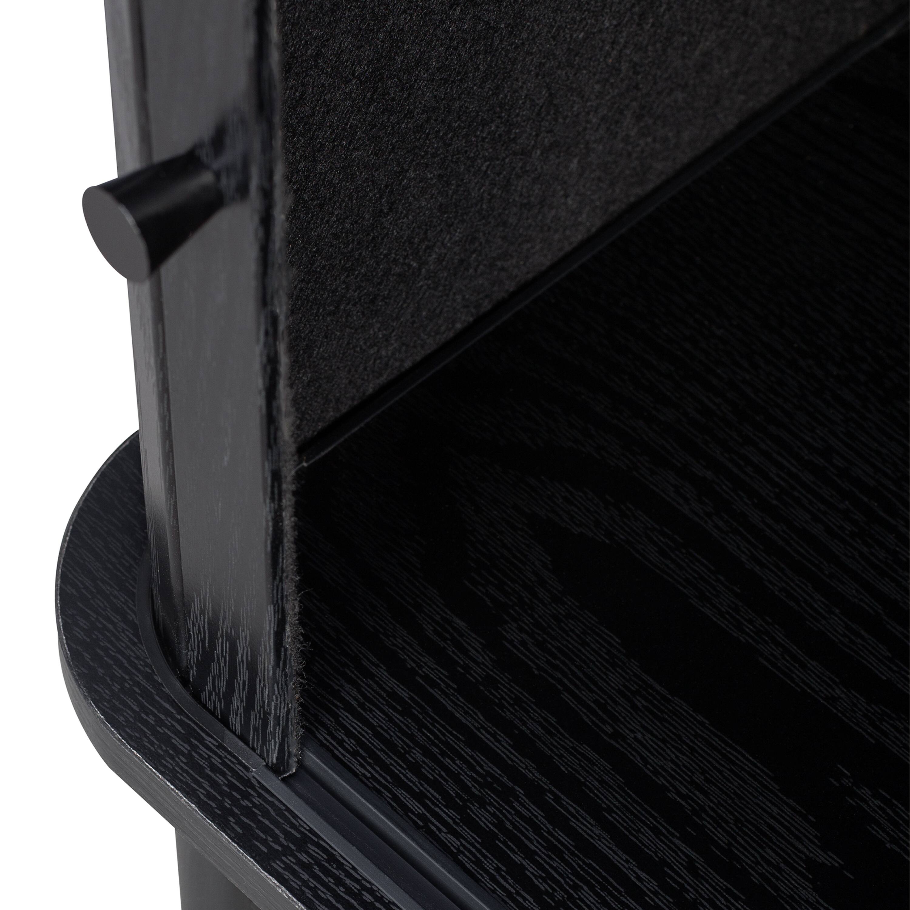 Alt View 9. CorLiving - TV Stand / Media Console with Curved Fluted Doors for TVs up to 65" - Black.