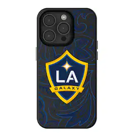 Keyscaper - MLS - LA Galaxy iPhone Magnetic Bump Case - 15 Plus - Black