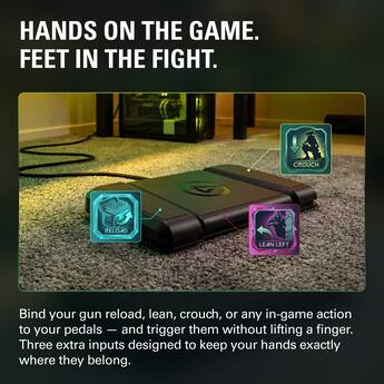Elgato Stream Deck Pedal – Hands Free Foot Controller for Gamers Elgato Stream Deck Pedal – Hands Free Foot Controller for Gamers