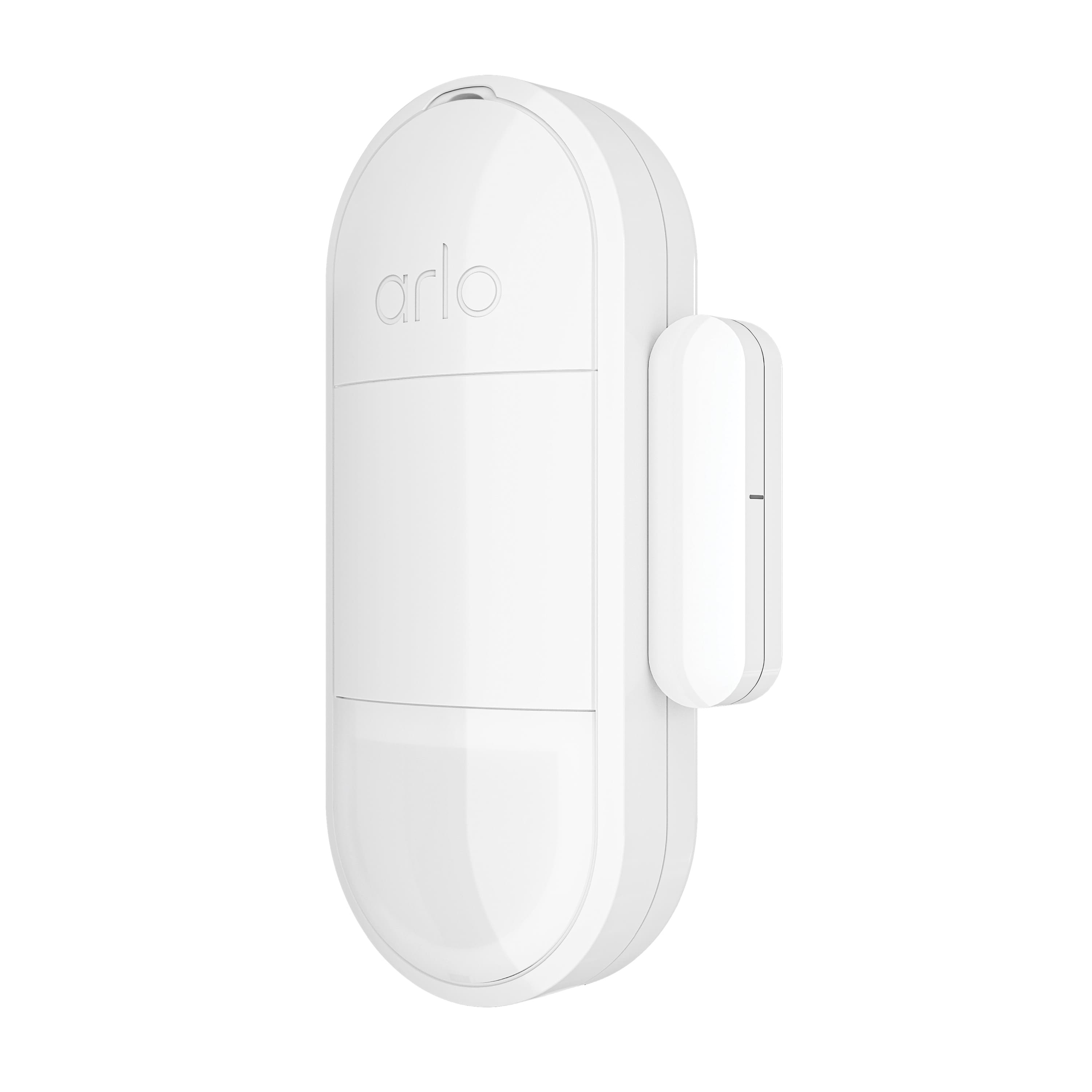 Front. Arlo - All-in-One Sensor with 8 sensing functions for Home Security System, 1 Pack - White.