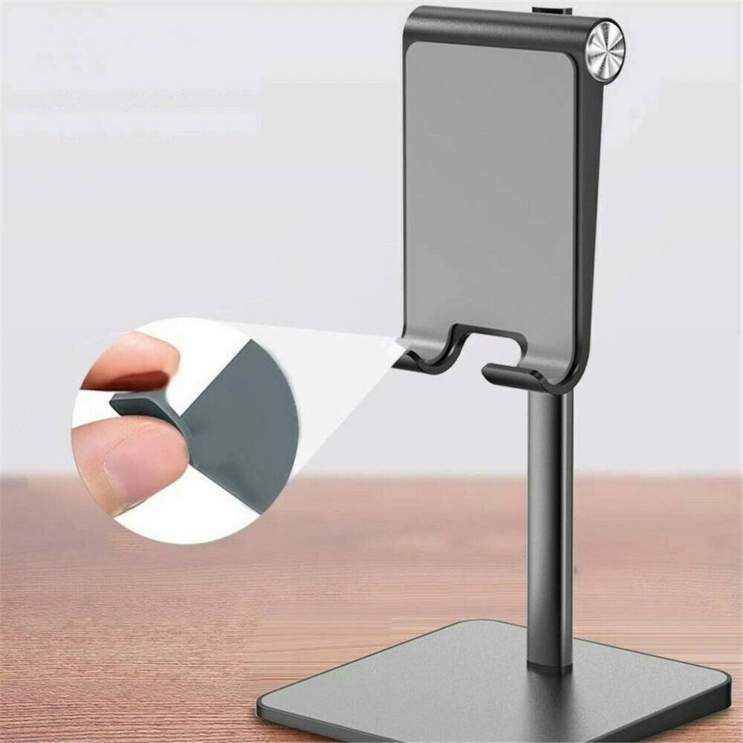 Left. Stock Preferred - Adjustable Universal Tablet & Phone Stand Black - Black.