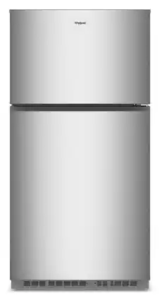 Whirlpool - 21.3 Cu. Ft. Wide Top Freezer Refrigerator with Total Coverage Cooling - Fingerprint-Resistant Stainless Finish