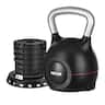 VEVOR - Kettlebell, Adjustable Kettlebell with 7 Weight Levels (3.5, 7, 10, 13, 16, 19.5, 22.5 lbs) - Black