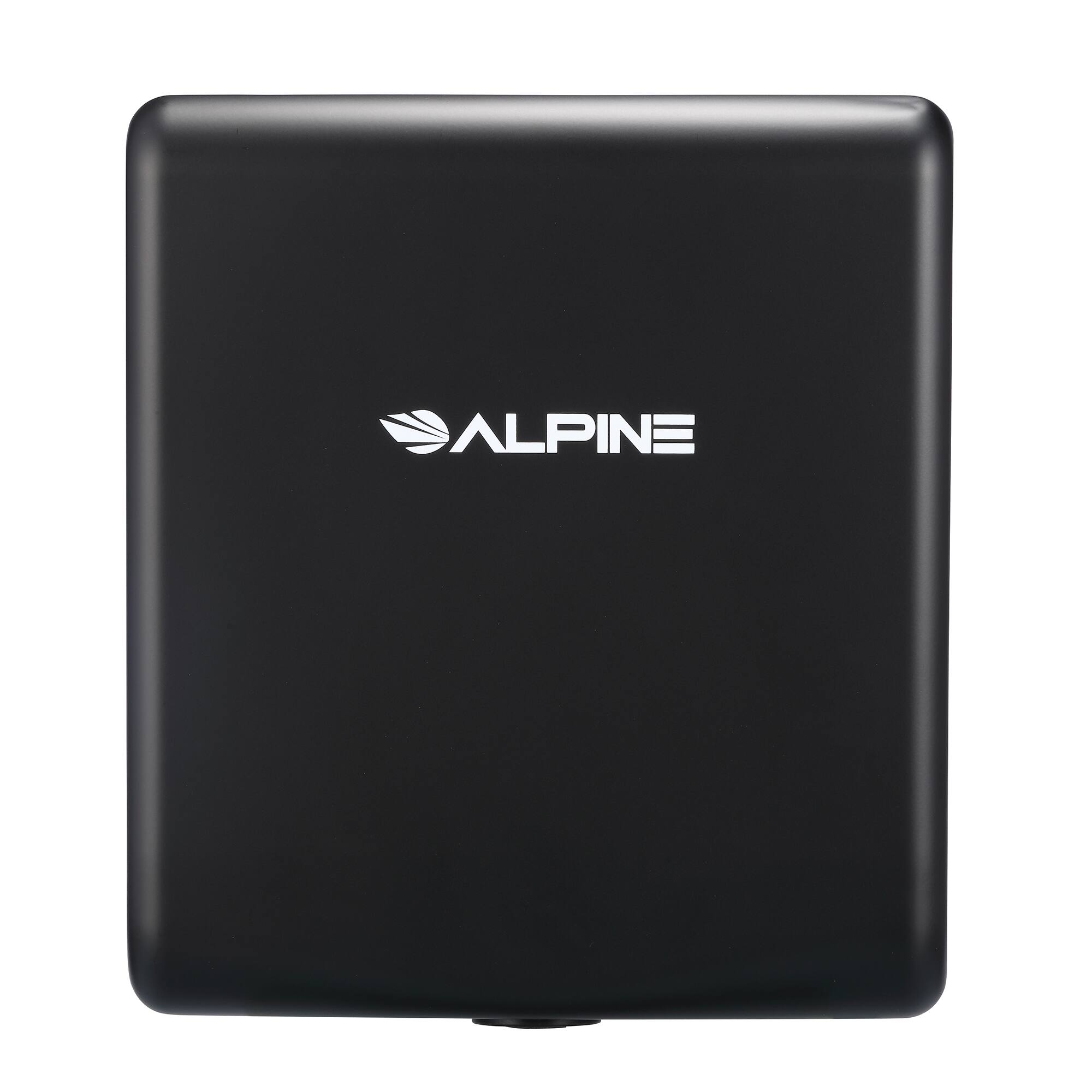 Front. Alpine Industries - Willow Commercial High Speed Automatic 120V Electric Hand Dryer - Matte Black.