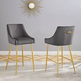 Discern Bar Stools Set of 2 by Modway - Gray