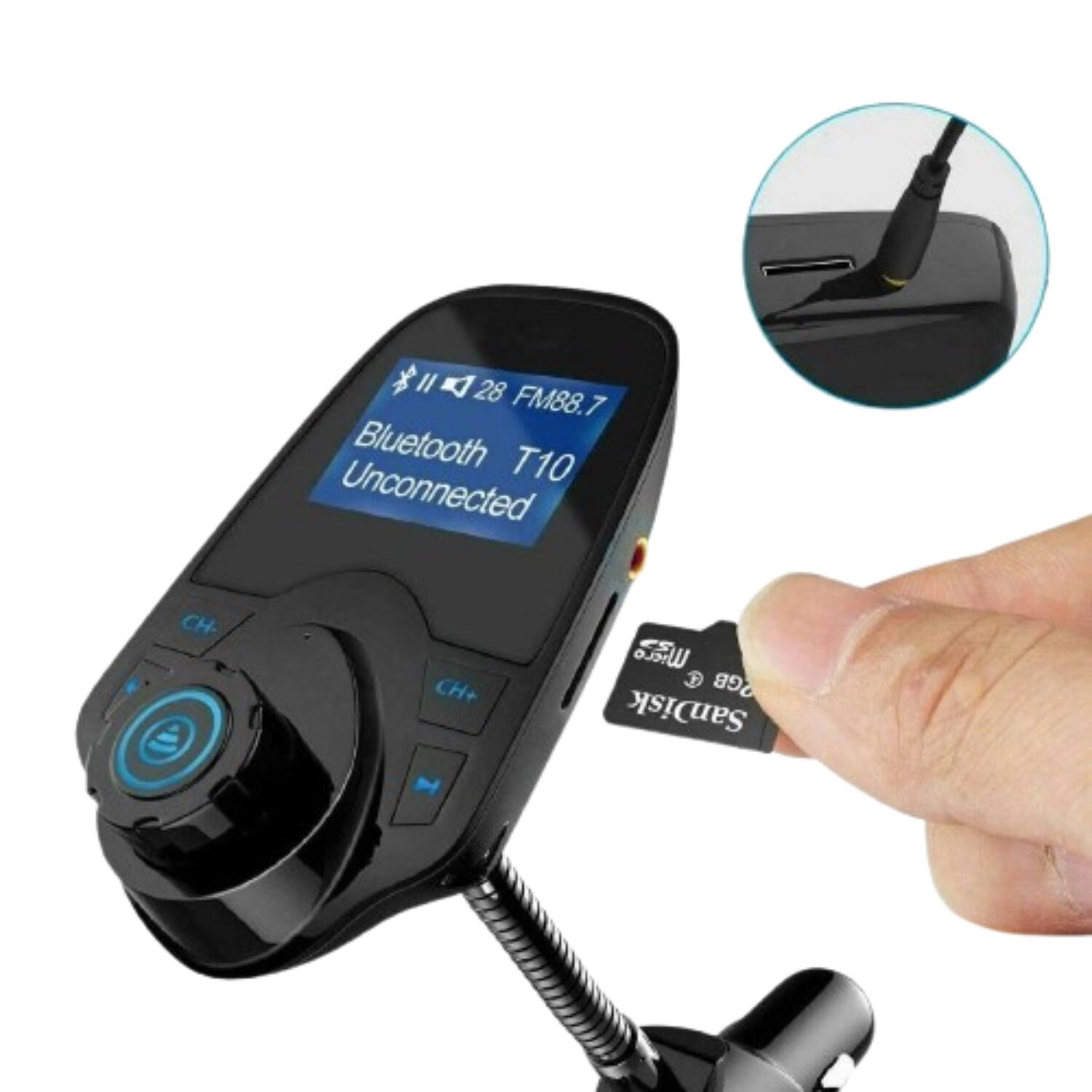 Il 28 FM88.7 Bluetooth T10 Unconnected CH CH+ Wieto e 2GB SanDisk