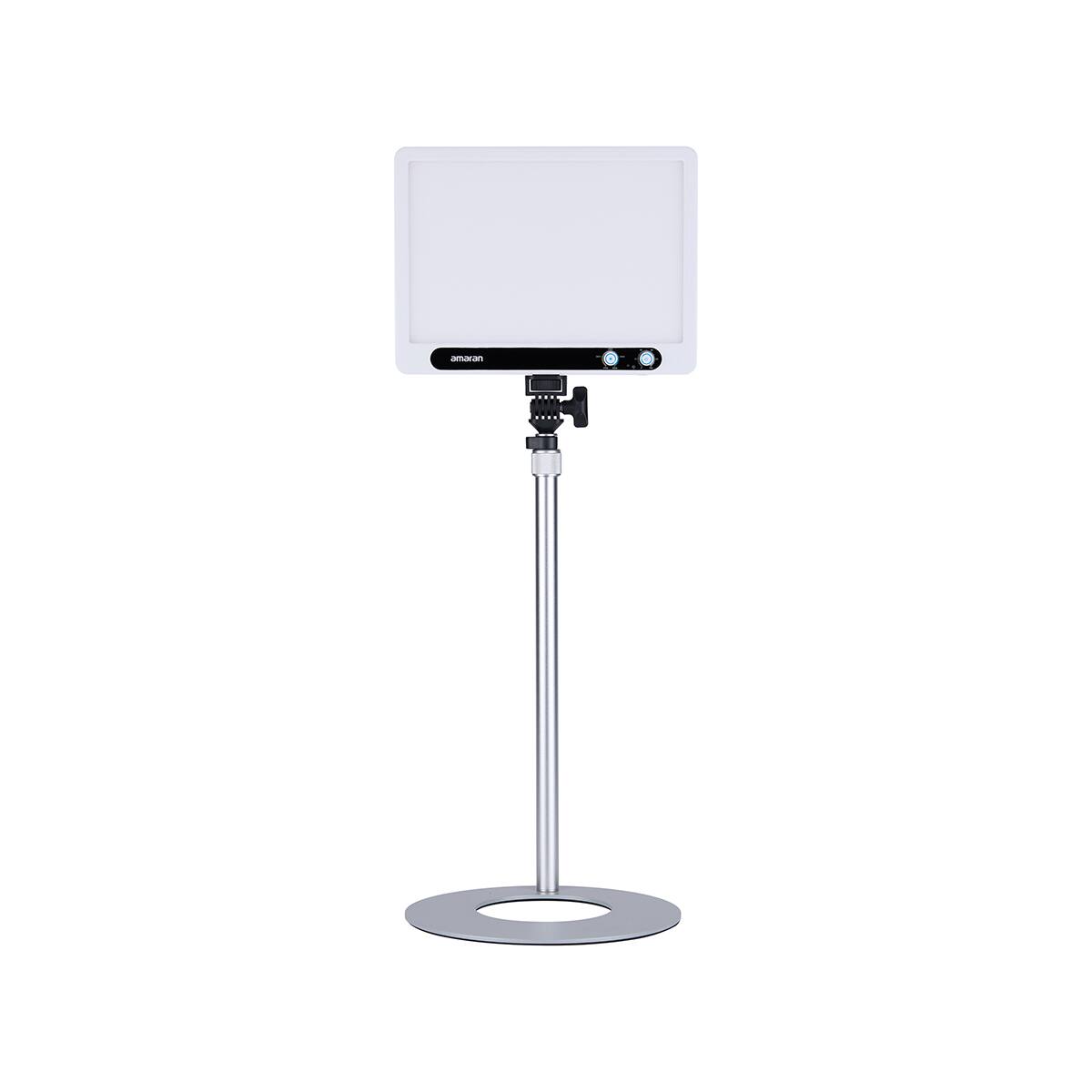 Alt View 6. Amaran - amaran Verge Desk Stand, Silver.