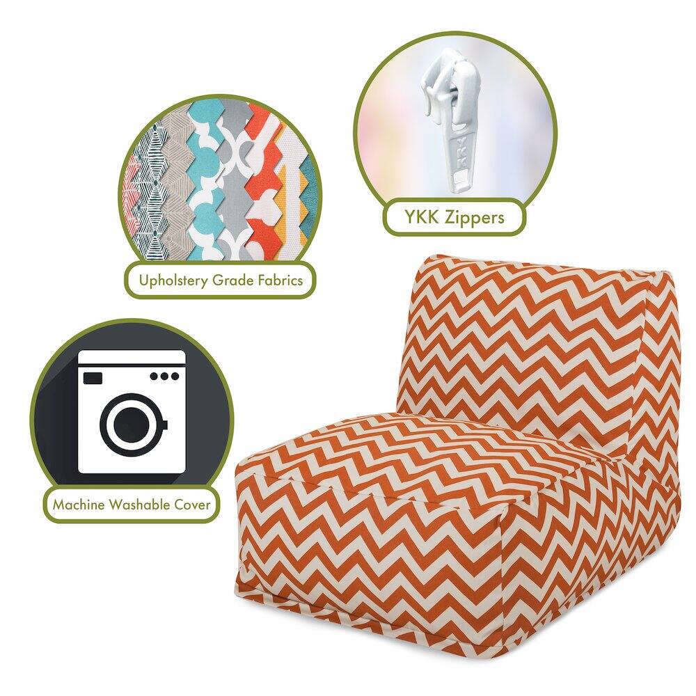 - Upholstery Grade Fabrics
- YKK Zippers
- Machine Washable Cover