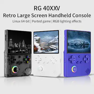 Console de jeu portable rétro Anbernic RG40XX H, écran IPS HD de 4,0 pouces, système Linux 64 Console de jeu portable rétro Anbernic RG40XX H, écran IPS HD de 4,0 pouces, système Linux 64