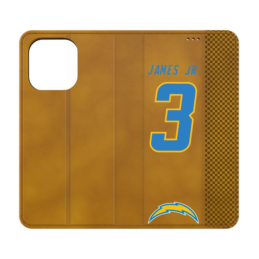 Keyscaper NFL Derwin James Jr. Los Angeles Chargers Folio iPhone Case ...