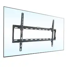 Front. Mount-It! - Low Profile Tilt TV Wall Mount – Fits 32"–65" TVs, Up to 121 lbs, Slim Design - Black.